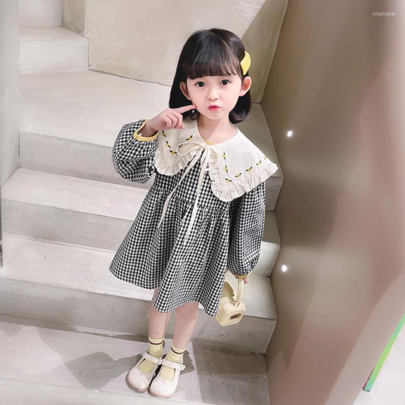 

Girl Dresses Patchwork Girls Party Dress Kids Spring Autumn Kid Casual Style Clothes, 06j6318