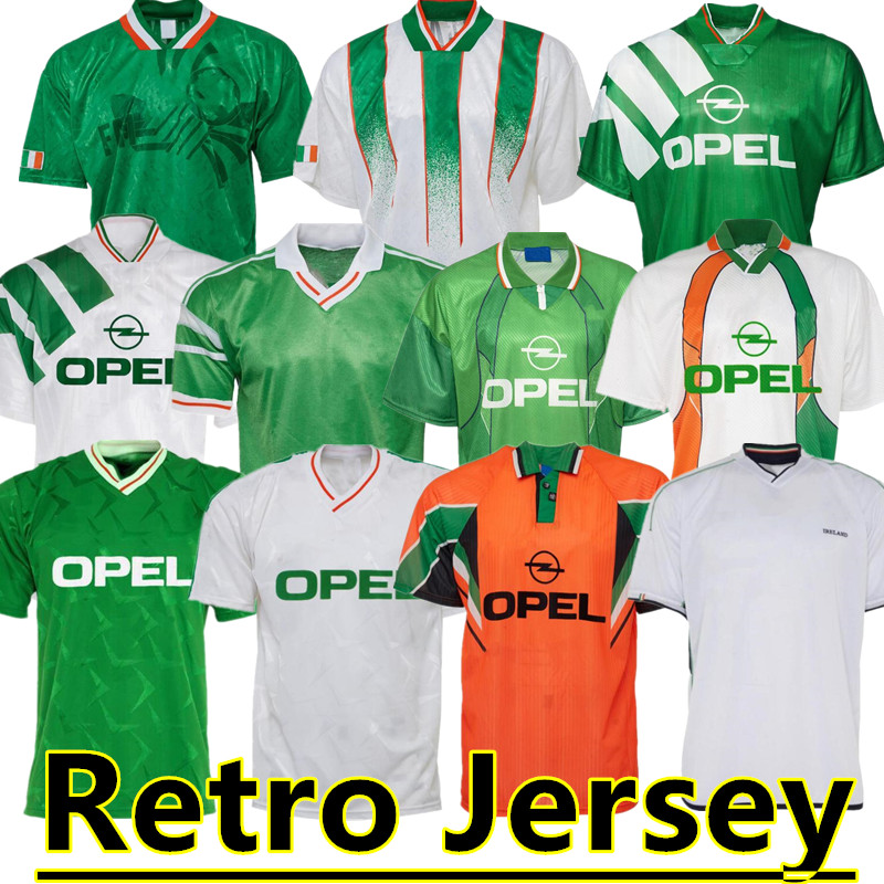 

2002 1994 Ireland retro soccer jersey 1990 1992 1996 1997 home classic vintage Irish McGRATH Duff Keane STAUNTON HOUGHTON McATEER football shirt 666, Orange