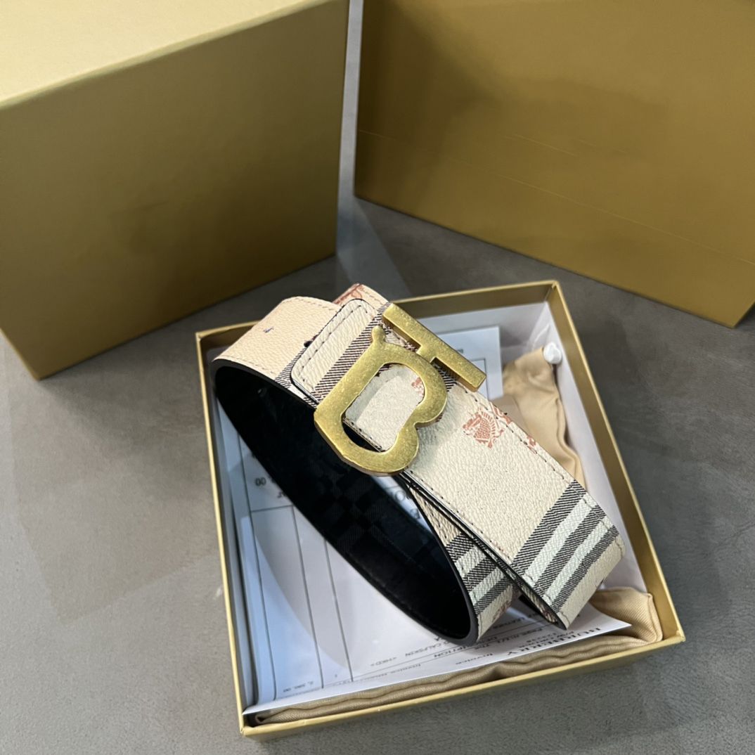 

Designer belt luxury men classic pin buckle belts gold and silver buckle head striped double-sided casual 4 colors width 3.8cm size 105-125cm fashion versatile, No box