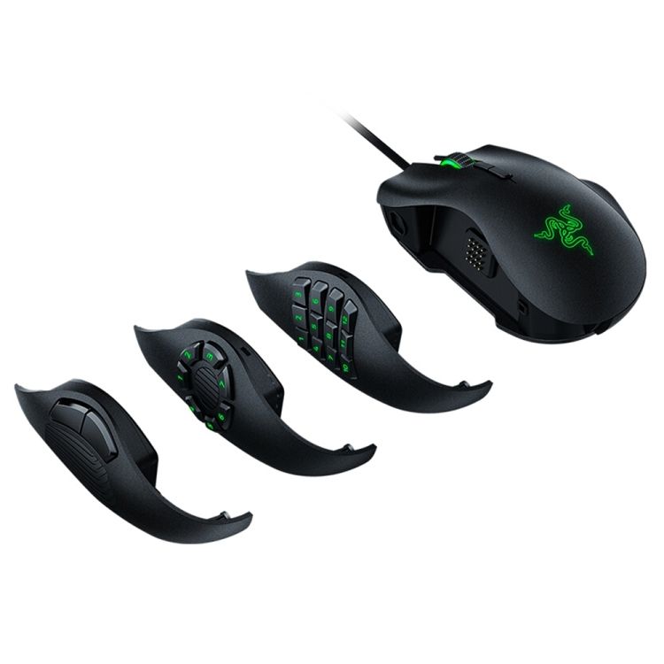 

Razer Naga Trinity 16000 DPI Optical 19-keys Programmable Up to 450 inches per second moving speed Wired Mouse