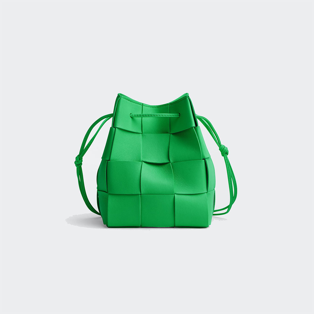 

Cassette Bucket Bag Fashion Designer Woman Bag Women Shoulder bag Handbag Purse Original Box Genuine Leather cross body chain high grade quality, Color 1