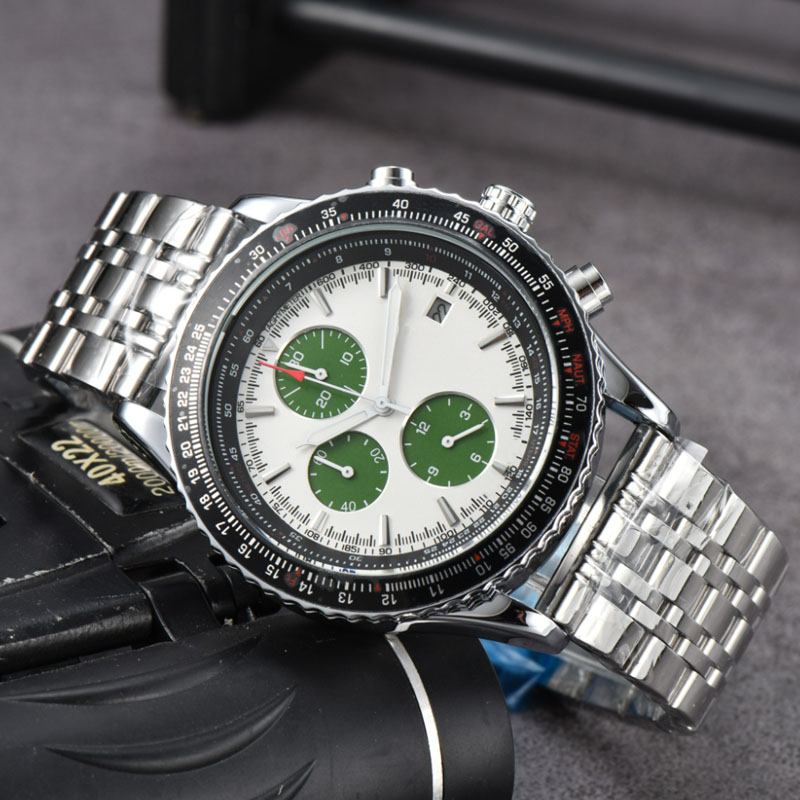 

2023 AAA Tops Luxury Mens Watches Designer Quartz Movement Wristwatches Stainless Steel Adustable Folding Buckle Sports Watches, 01