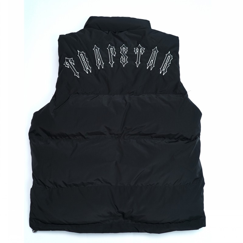 

Men Trapstar Down Vest Winter Jacket Designer Puffer Vests Mens Waistcoat Winter Unisex Couple Bodywarmer Womens Jacket Sleeveless Outdoor Warm Thick Gilet, Black bag