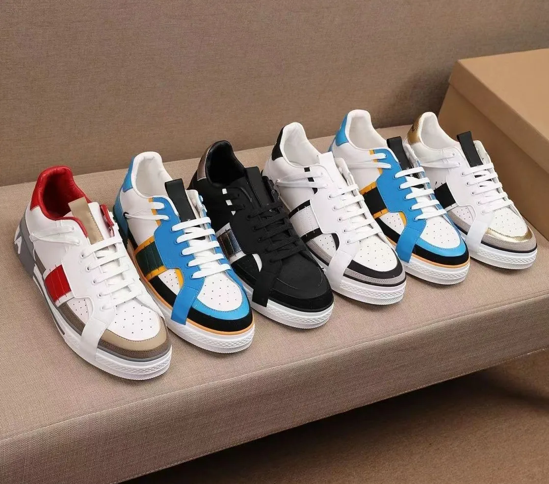 

New custom sneakers Luxury Designer sneakers Casual shoes Calfskin Zero Men Women Shoes Sports Lace Up Trainers DOlCeItYs&Times;GAbBaNaItYs Technical Nap, Color 13