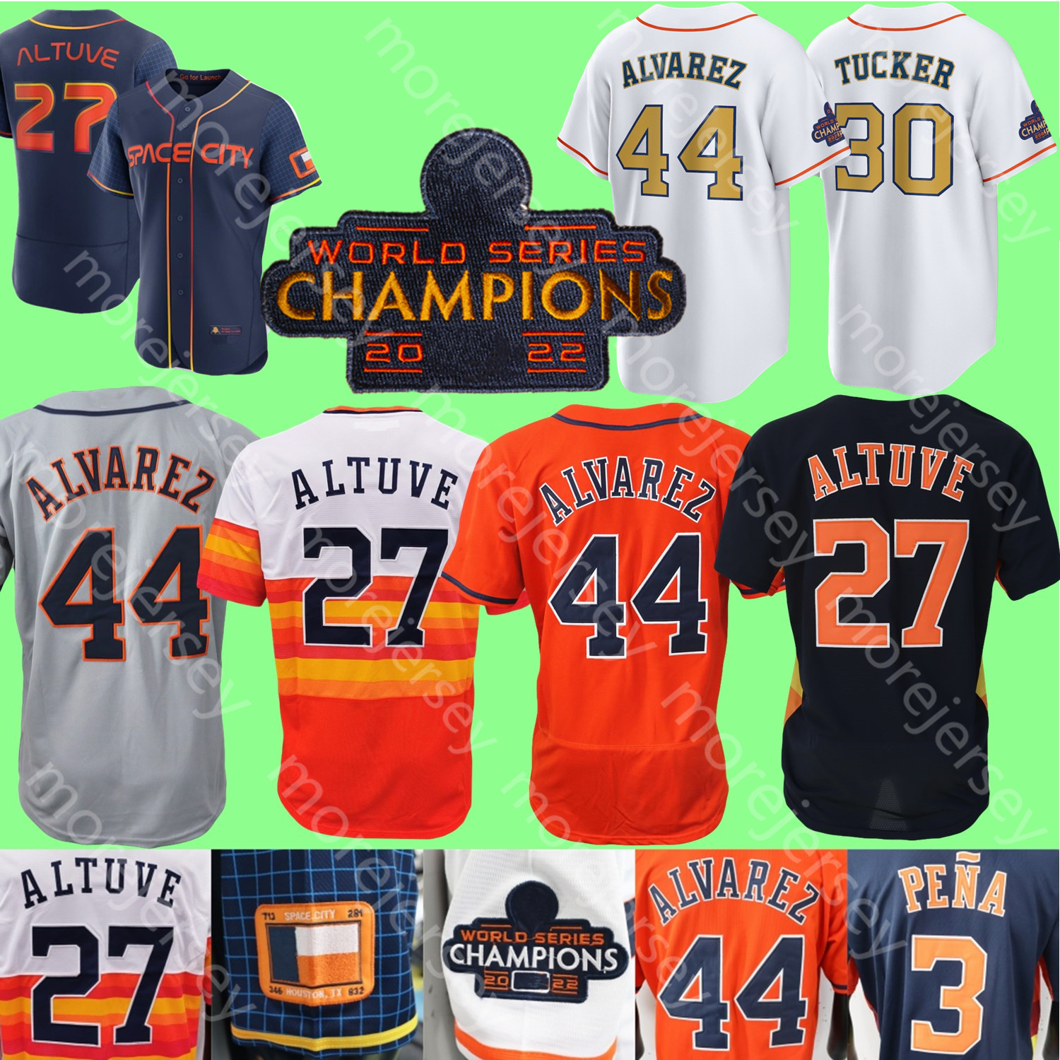 

Ws Baseball Jersey Jose Altuve Alex Bregman Jeremy Pena Yordan Aarez Jose Abreu Nolan Ryan Tucker Mccullers Jr. Brantley Still Tippin, Multi