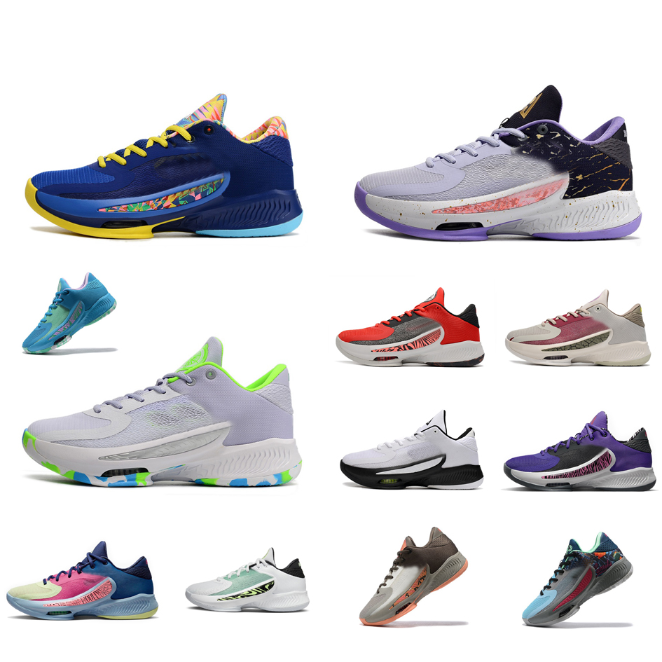 

Mens Giannis zoom freak 4 iv se basketball shoes 4s Greek Purple ASW All Star Kaleidoscope Blue The Decison Grey Green Zeus Safari sneakers tennis with box