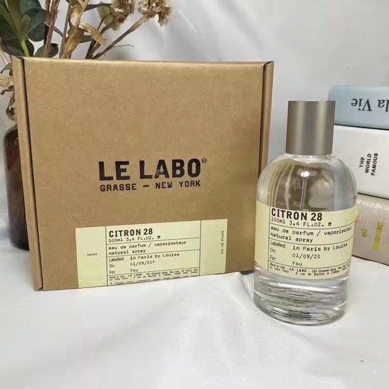 

Perfume Bottle Le Labo Neutral perfume 100ml Santal 33 Bergamote 22 Rose 31 The Noir 29 Long Brand Eau De Parfum Lasting fragrance fast ship