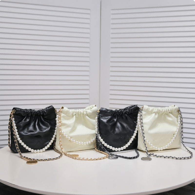 

Women's bag luxury crossbody bag pearl bag garbage bag 4 kinds of buckle fashion mini shoulder bag with small purse Internet celebrity explosive women's shopping bag