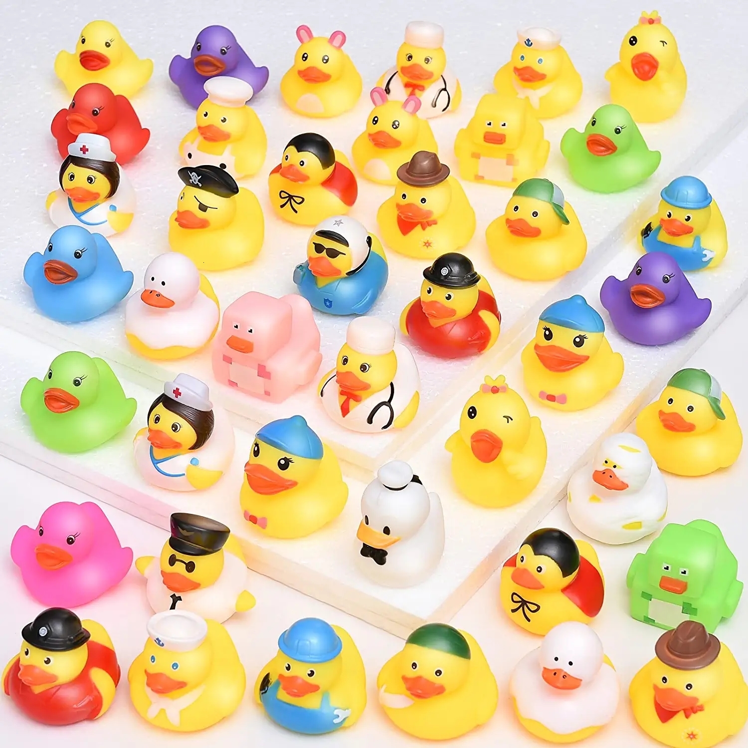 

Bath Toys 5 20 Pack Rubber Duck Bulk Assorted Kids Birthday Gifts Baby Shower Party For Cake Decorating 230325
