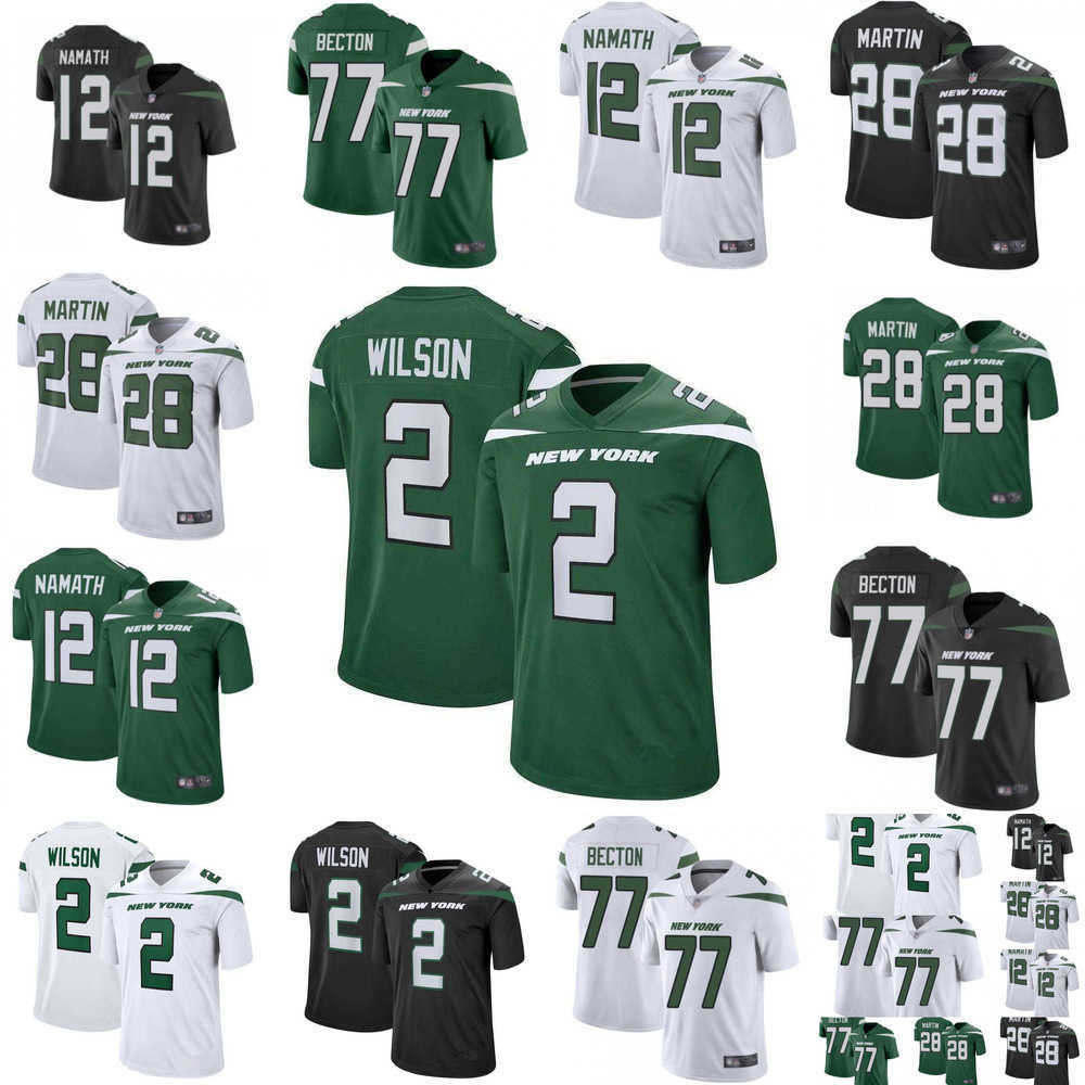 

Football Jerseys Men women Youth New York''Jets''Jersey 2 Zach Wilson 77 Mekhi Becton 12 Joe Namath 28 Curtis Martin, Color