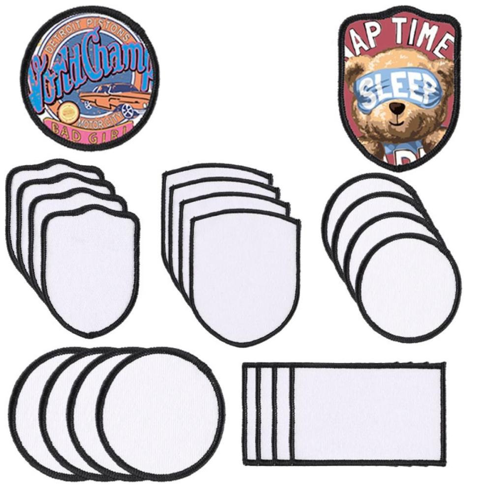 

sublimation blank patches Fabric Ironon Blanks Fabric Repair Patch for DIY Hats Shirts Shoes Supplies7378261