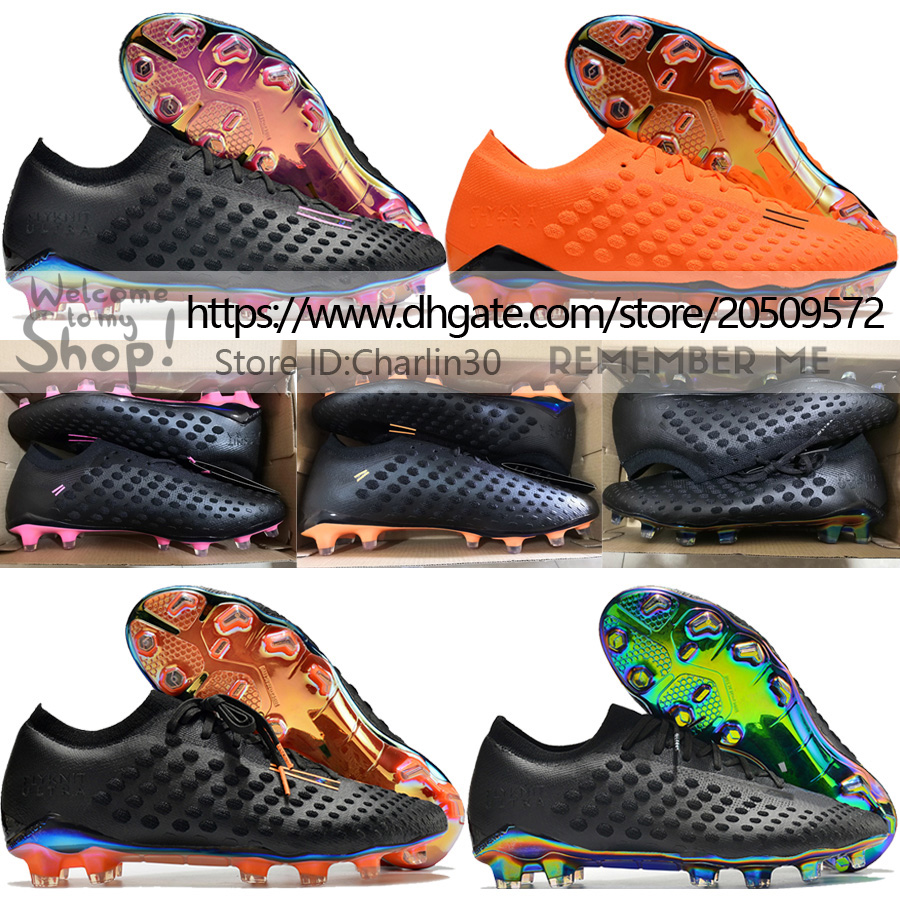 

Send With Bag Quality Soccer Boots Hypervenom Phantom Ultra Venom FG Limit Football Cleats Soft Leather Comfortable Electroplate Mens Reissue Soccer Shoes US 6.5-12