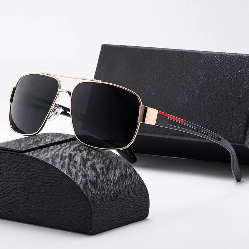 

New luxury Oval sunglasses for men designer summer shades polarized eyeglasses black vintage oversized sun glasses of women male sunglass with box AAAAAA1688