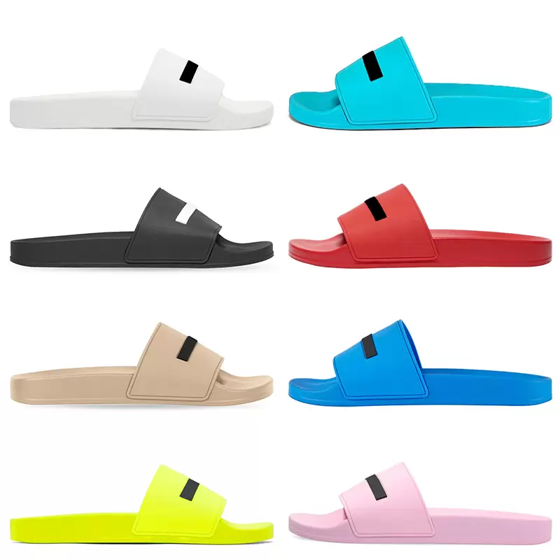 

Balencigas Balencaigaity 2023 Fashion Designer Mold Pool Slides Women Mens Foam Rubber Slippers White Black Blue Grey Paris Thong f, C11 36-40