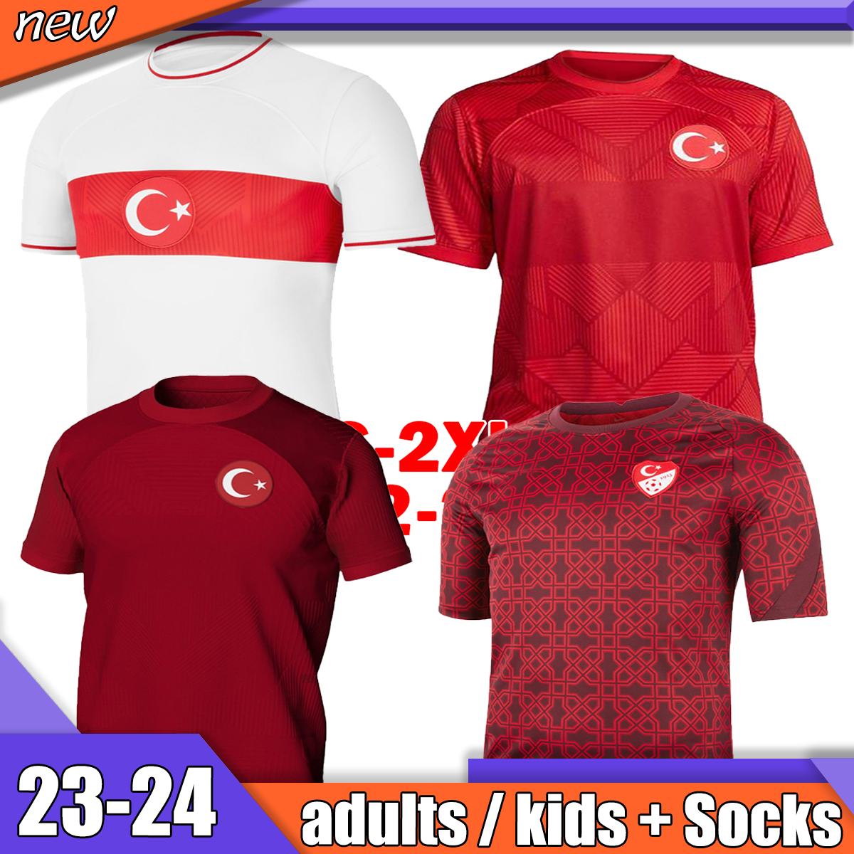 

2023 2024 SOYUNCU Turkey national soccer jerseys 22 23 football shirt Uniforms CALHANOGLU SELCUK NAM CENK TOSUN ARDA CALHANOGLU YAZICI BURAK maillots de football, 02