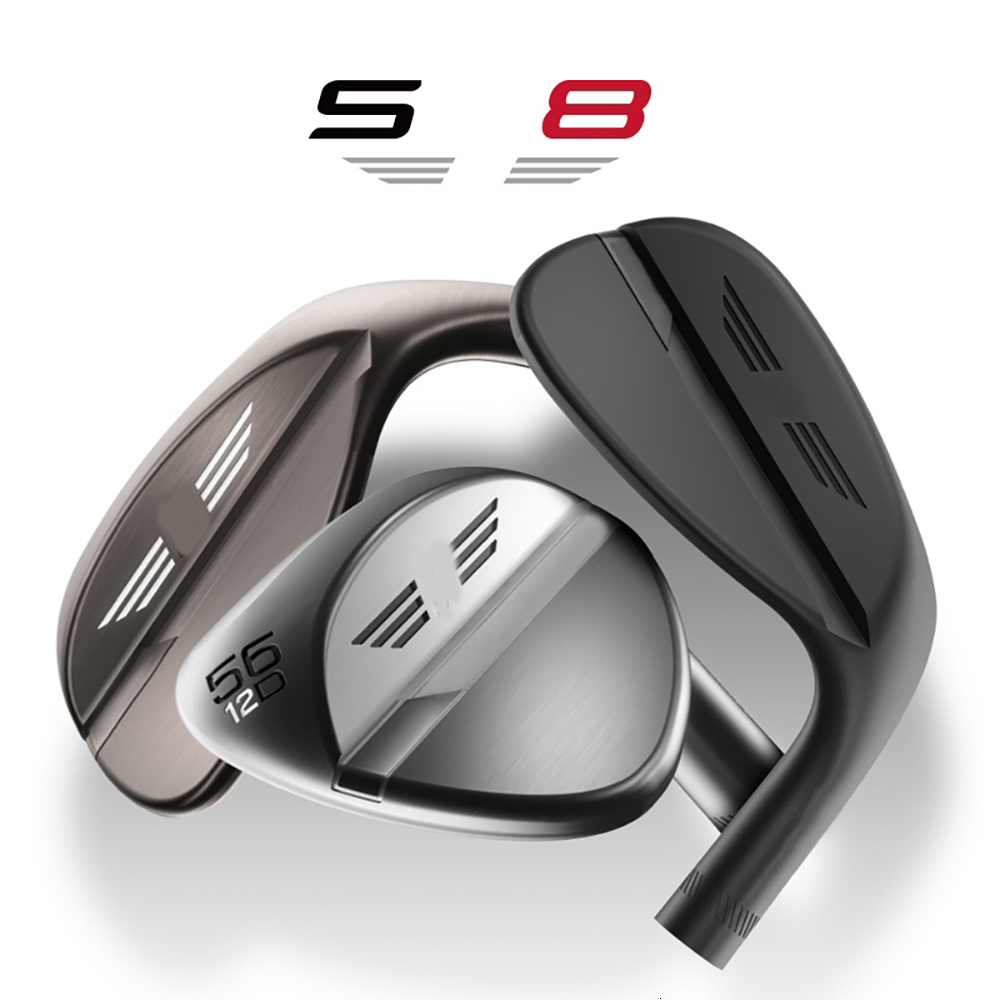 

Club Heads Golf Club SM8 Wedge Golf Club 4850525456586062 Degree Steel Shaft Silver Black Gray 230325