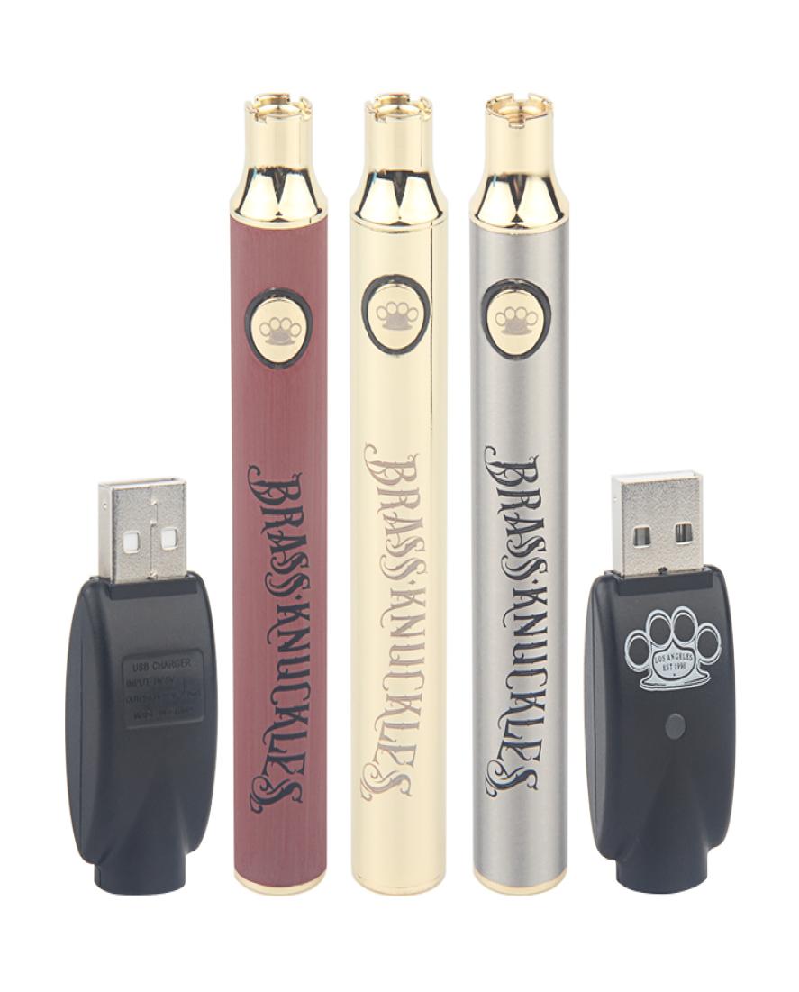 

Brass Knuckles Battery BK Vapor 900mAh Gold Wood Slivery Preheat Adjustable Voltage Vape Pen 510 Thread Cartridge 3 colors2138757