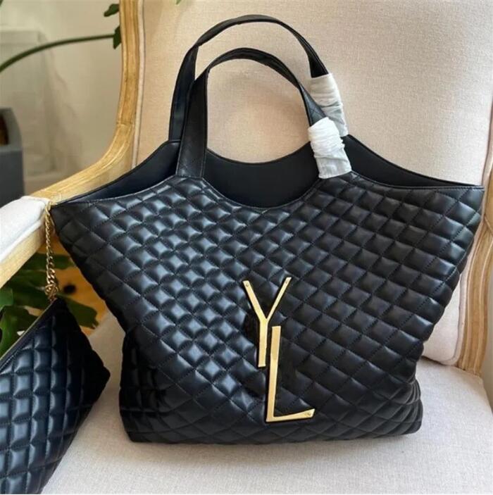 

Fashion brand designer bag classic Rhombus check shopping package and wallet for women leather shoulder bag clutch handbag tote bag evening package, White