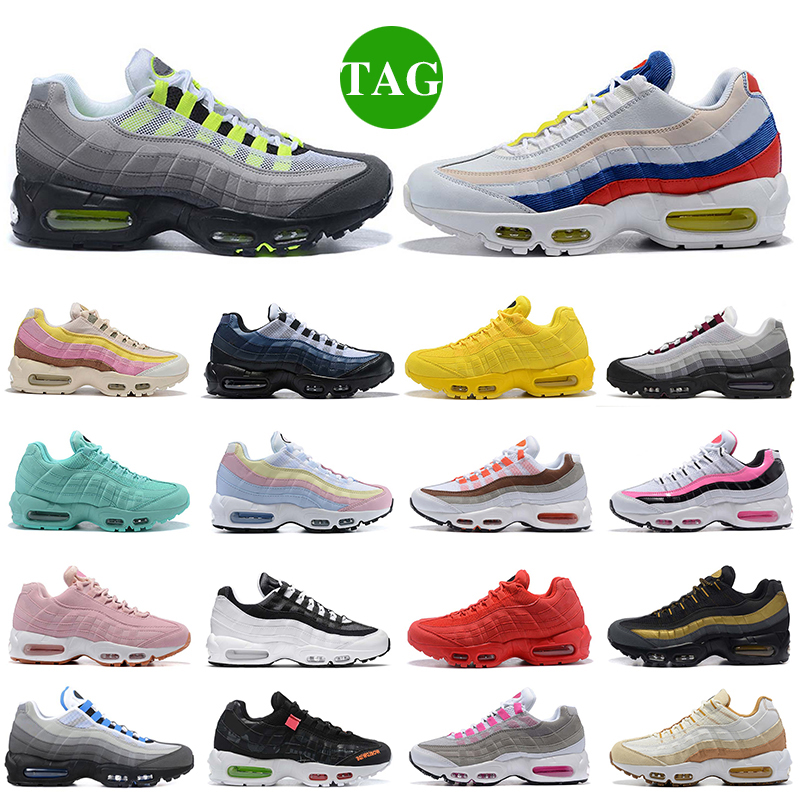 2023 Outdoor Shoes 95 95s trainers sport sneakers women men Triple Black White Orange Off Noir Volt Light Charcoal Beige Bordeaux woman mens runn-image-853816481
