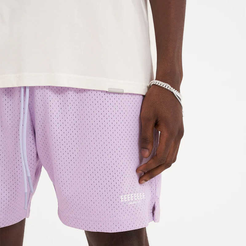 

SS23 REPRREESENT Letter Printed Mesh Shorts Women Men Drawstring Shorts Fashion Loose Highstreet Hip Hop Summer Beach Holiday FZKZ483, Purple