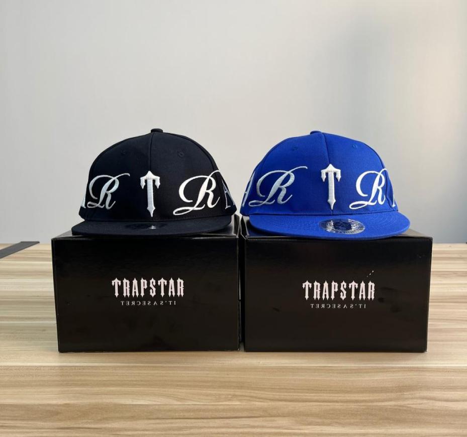 

Couple Trapstar designer baseball cap sporty lettering embroidery casquette8173087, Blue