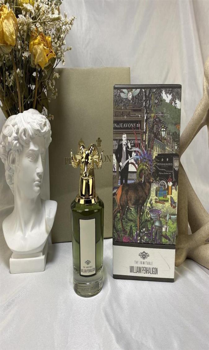 

Luxury UNISEX perfume PORTRAITS THE INIMITABLE PENHALIGON BeastHead series Capricorn argal Head William Men PERFUMES 75ML8827392