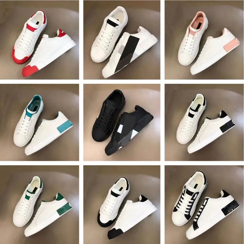 

With Box Popular 23S/S Nappa Leather Sneakers Shoes Men Comfort White Black Calfskin Skateboard Walking Men Technical Man Discount Footw vKq, 66