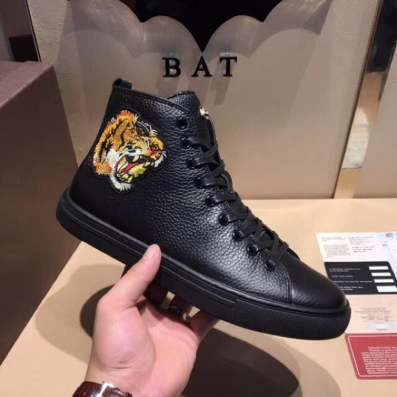 

New ankleMens Sports Runner Shoes for Men high top Sneakers Casual Trainers Women tiger dragon snake winter boots with Box NO6, Black/dragon