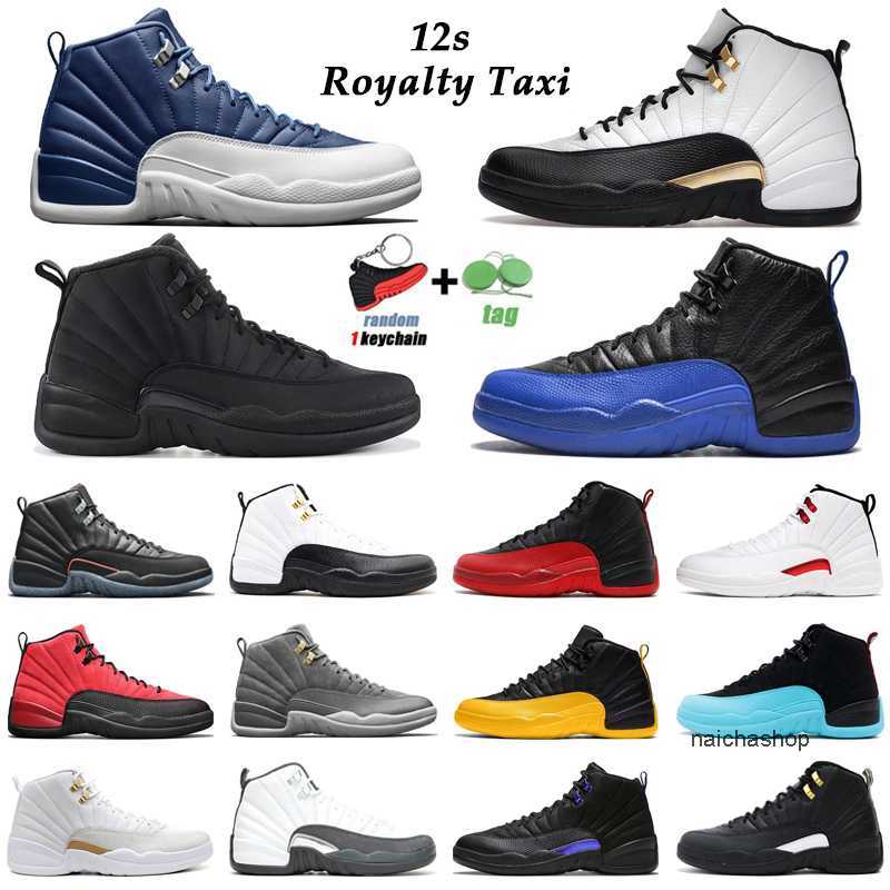 

Newest 12s Royalty Taxi Basketball Shoes 12 Utility Twist Reverse Flu Game Dark Concord Playoffs Wolf Grey Gym Red FIBA mens trainers sport sneaker jo