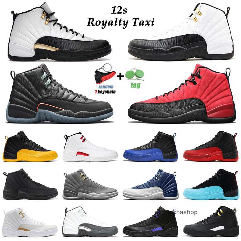 

2023 Hot 12s Royalty Taxi Basketball Shoes 12 Utility Twist Reverse Flu Game Dark Concord Cherry Wolf Grey Gamma Blue mens trainers sport sneaker jo, Dark grey