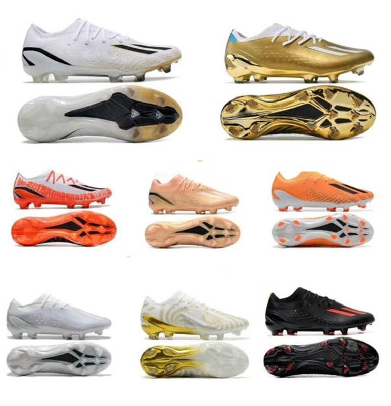 

New Soccer Shoes Lionel Signature X Speedportal.1 FG Leyenda Performed World Cup Cleats Balon Te Adoro Mi Histori l Rihla Football Shoes, Cream