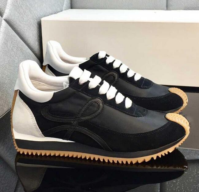 

Spanish designer sports shoes top cowhide women and men fashion casual shoes comfortable non-slip sole sports shoes with original box., Army green