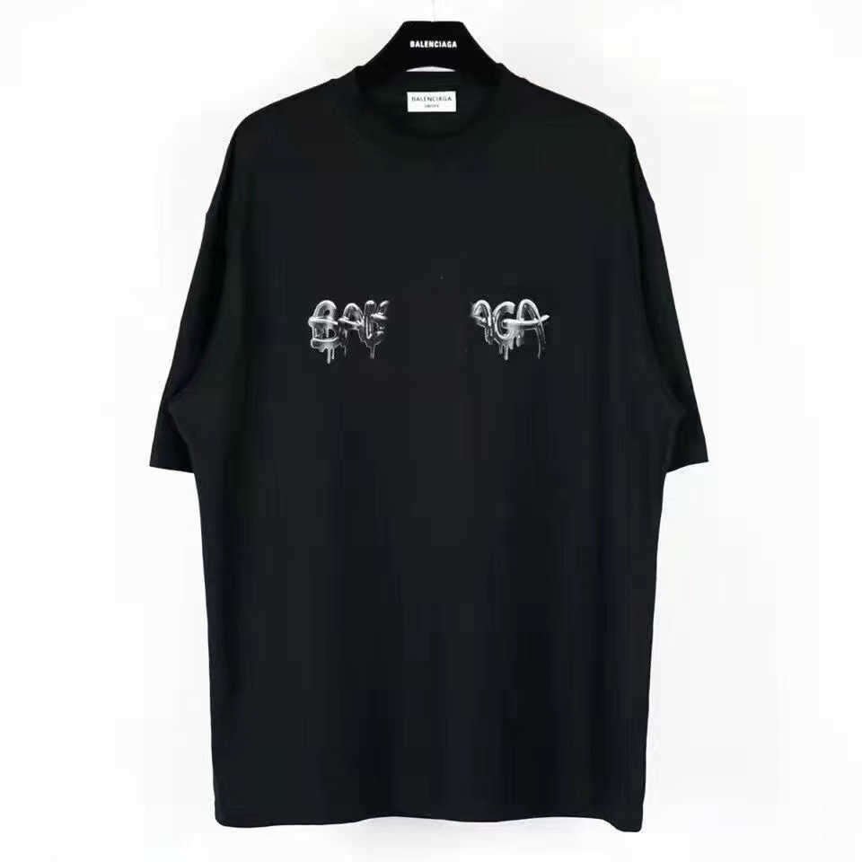 

Designer Summer Balencigas Women T Shirt Balanciagas T Shirts Paris Before And After The Letter Classic Pop Graffiti Short Sleeve Men And Women
