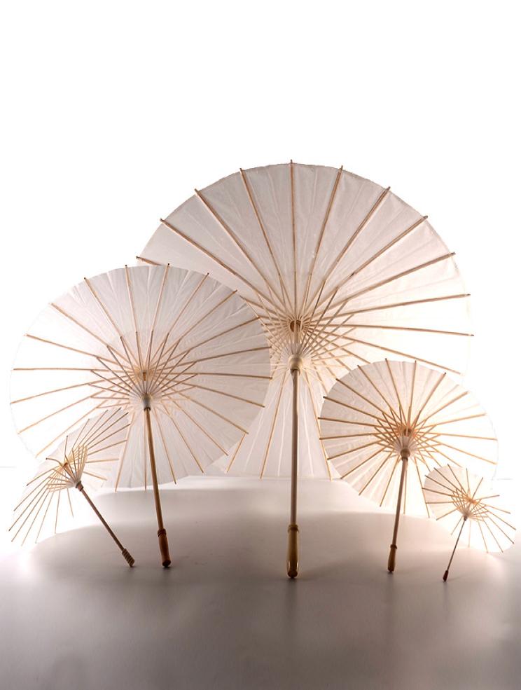 

60pcs Bridal Wedding Parasols White Paper Umbrellas Beauty Items Chinese Mini Craft Umbrella Diameter 60cm9745379