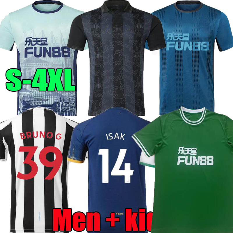 

XXXL 4XL 22 23 NewcastleS 130th Soccer Jerseys 130 years BRUNO G. JOELINTON ISAK 2023 2024 NUFC United home away MAXIMIN WILSON ALMIRON Football Shirt Mens  kit, 22/23;third