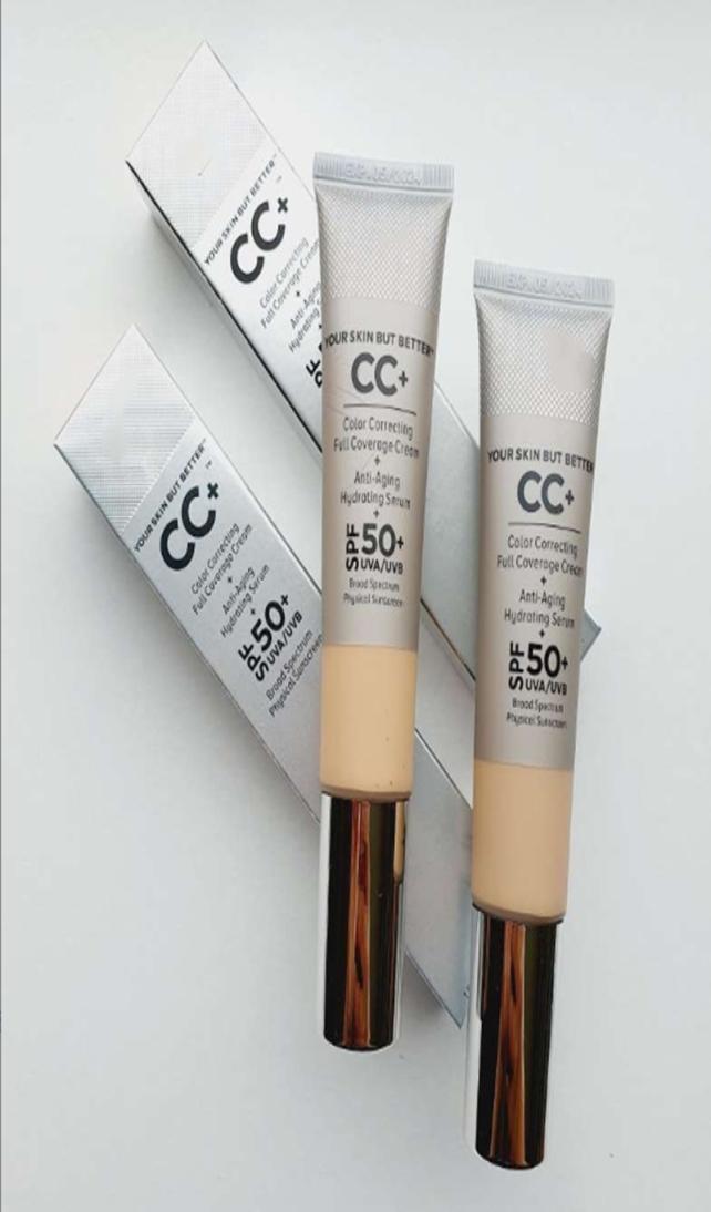 

CC Cream SPF50 Full Cover Medium Light Base Liquid Foundation Makeup Your Skin But Better3262579, Mixed color