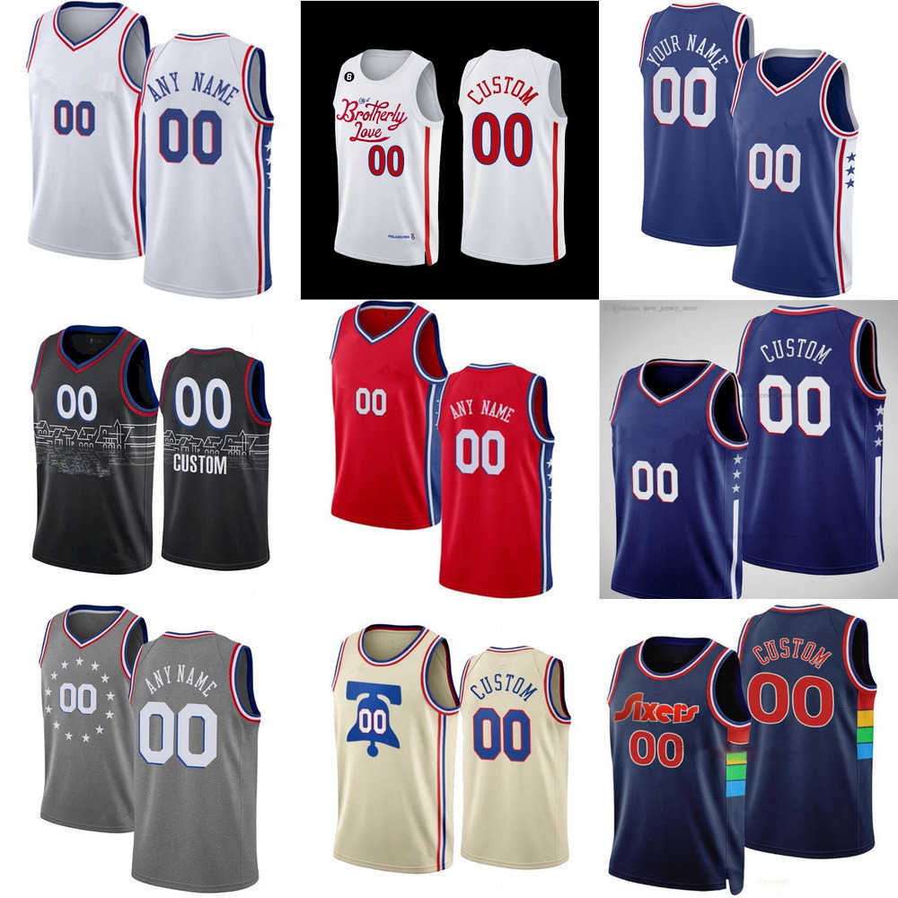 

Philadelphia 76er Custom Men Women Youth 8 De'Anthony Melton 17 P.J. Tucker 30 Furkan Korkmaz 20 Georges Niang 18 Shake Milton Basketball Jersey, Colour