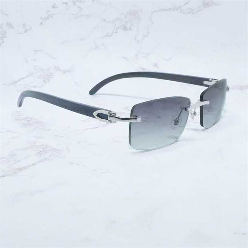 

Luxury Designer High Quality Sunglasses 20% Off Buffalo Horn Rimless Square White Black Buffs Glasses Eyewear gafas