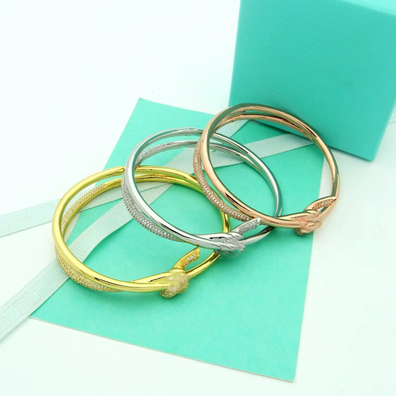 

Fashion Love Bracelet Women's Rose Gold Silver Women's Bracelet Titanium Steel Screwdriver Diamond Luxury Designer Jewelry Women's Men's Bracelet With Original Box 82