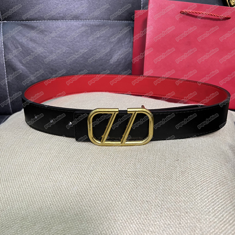 Luxury Designer Belt For Women Mens Trend Genuine Leather Belts Gold Sliver Alloy Buckle Waistband Ceintures Cintura 3.8cm Width 2303272BF-image-854253734
