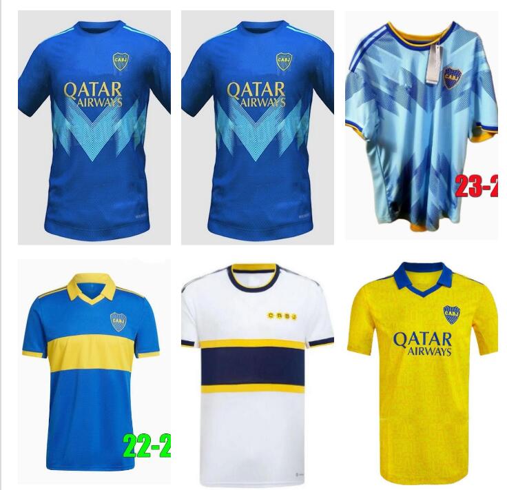 

2022 2023 2024 Boca Juniors soccer jerseys Fans Player version CARLITOS MARADONA TEVEZ DE ROSSI 22 23 24 third 3rd 4th jersey MEN KIDS kits SETS football shirt uniforms