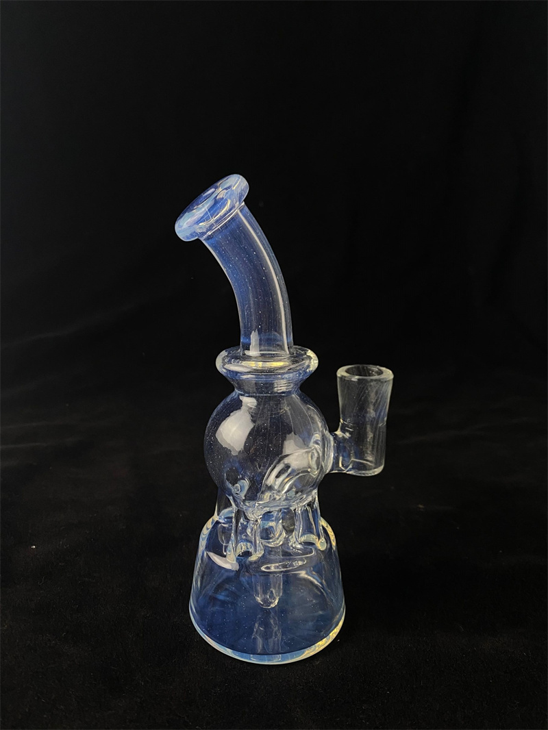 

Hookahs secret white rig 2 holes perk 10mm and 14mm recycling pipe