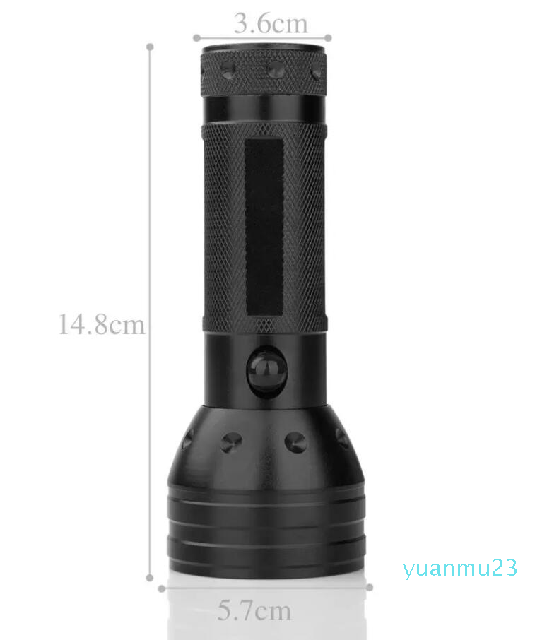 

Portable 51LED UV LED Purple Light Black Flashlight Aluminum Shell 365-410nm Counterfeit Detected Torch Lighting Lamp 011