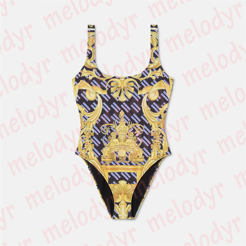 Designer One Piece Maillots De Bain Dos Nu Maillot De Bain Lettre Beach Wear Maillot De Bain Bikini Rembourré