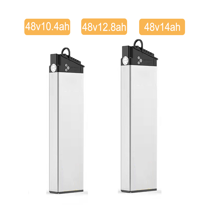 

folding ebike battery 5 pin 48v 10.4ah 12.8ah 14ah electric bike batteries for samebike Lo26 48 V 12.5Ah Foldable Bike Battery DCH-006 with Charger
