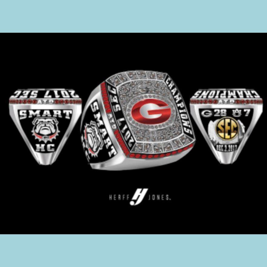 

Cluster Rings Geor Bldogs Sec World Champions Team Championship Ring Men Fan Gift Wholesale Drop Delivery Jewelry Dhak2