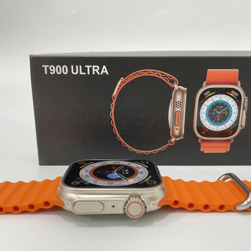

For T900 Ultra Smart Watch Series 8 1:1 Case HD Screen Men Sport Smartwatch Bluetooth Call Temperature Measuring IP68 Bracelet