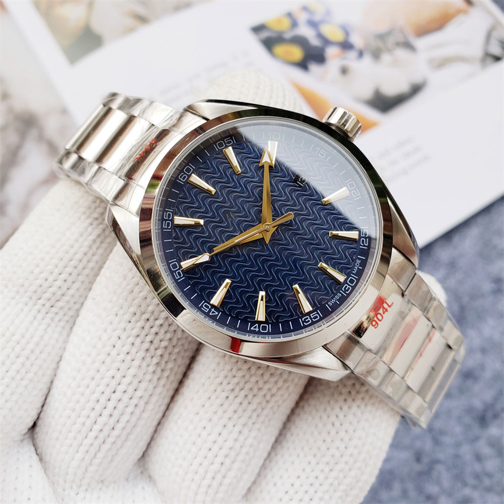 

Fashion Mens Automatic Movement Mechanical 40MM Men Wristwatches Blue Dia Watches Man Watch AAA, Color 1