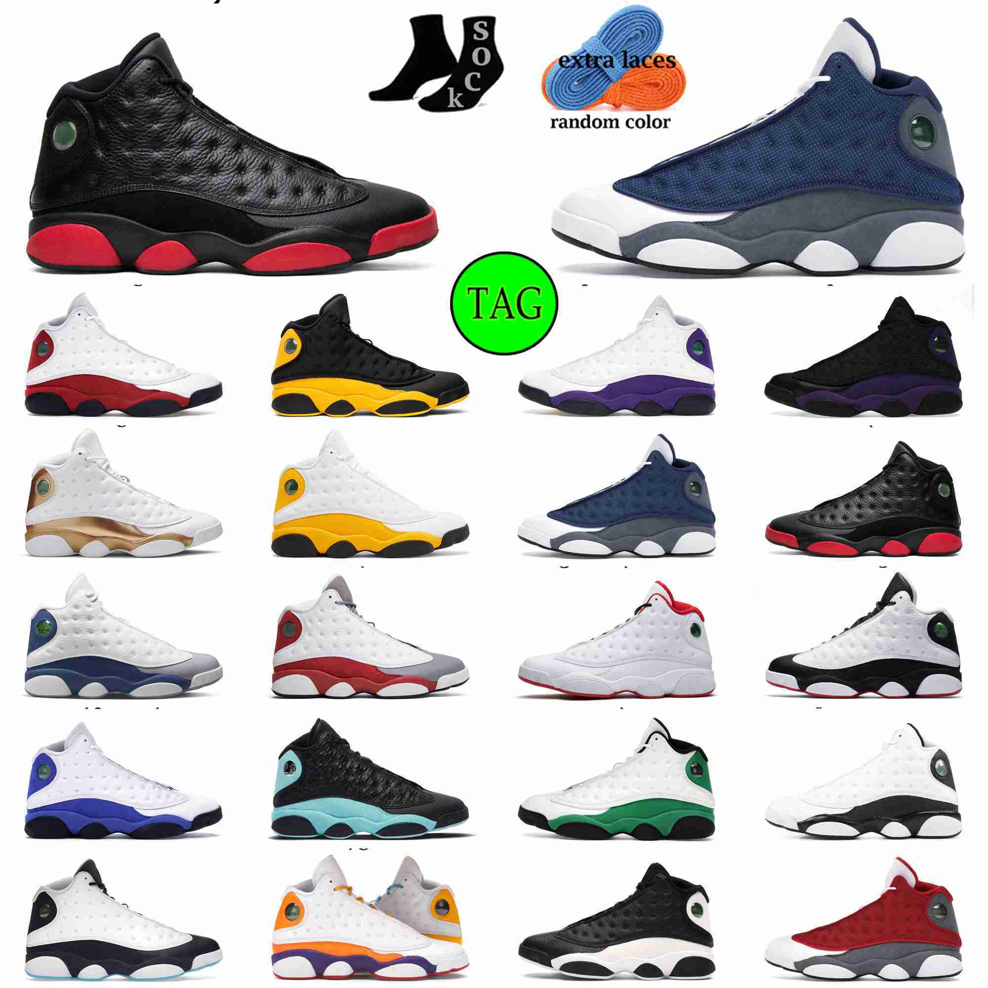 

Men Basketball Shoes 13s French Blue Del Sol Obsidian Black Cat Hyper Royal Chicago Bred Starfish Cap and Gown 13 trainers sports sneakers Definin jo, #19 dirty bred 40-47