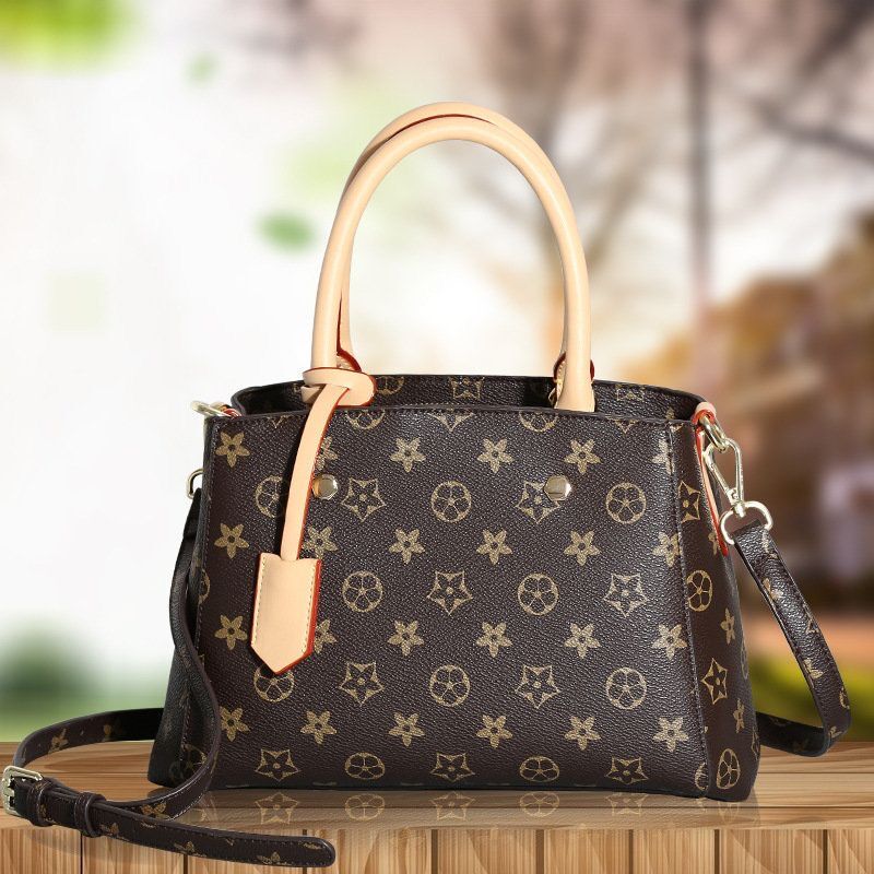 

Cross Body Designer Bags Women Designers Handbags Classic Brand Leather Large Capacity brown Handbag
